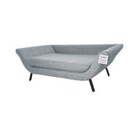 Nasonero Divanetto Rigido d'arredo elegante - 81 x 47 x h 29 - Cucce per cani da interno - 1° ORDINE? scegli lo sconto BZR5 / BZR20 + 200 punti fedeltà grigio