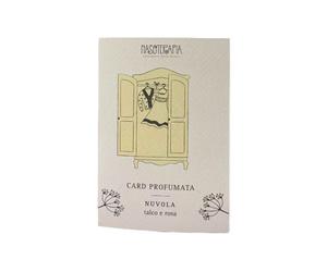 Nasoterapia CARD PROFUMATA SINGOLA NUVOLA DI TALCO E ROSA NASOTERAPIA