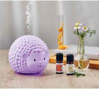 NASOTERAPIA - Diffusore ad Ultrasuoni con Luce Colorata"Lily" in Ceramica