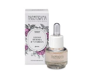 Nasoterapia Fragranze Botaniche Legno di Rosa e Vaniglia Essenza Aromatica, 15ml