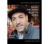 Nasser Rabah Gaza (Tascabile) Pocket Poets Series