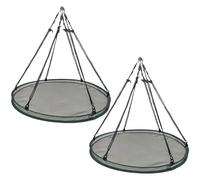 NASSMOSSE 2 Pezzi di Catcher di Semi di da 30 Pollici Piattaforme a Cerchio sospeso Rotonde di Asciugatura per Catcher del Vassoio per Colibrì per Gli Accessori da Giardino all'aperto