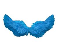 NASSMOSSE Ala di Piume con Cinghie Elastiche Ala Cosplay Leggera e Creativa per Forniture fotografiche per Feste a Tema, Blu
