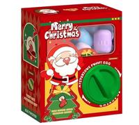 NASSMOSSE Gacha Machine for Kids, Christmas Theme Mini Capsule Discussione con 6 Bambole Casuali per Il Favore della Festa di Natale di Natale