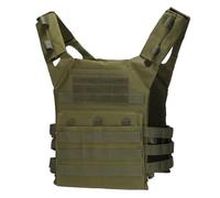 NASSMOSSE Gilet tattico per uomini e donne, gilet di sicurezza leggero a sgancio rapido, portapiatti per paintball all'aperto, Wargame, verde militare