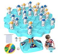 NASSMOSSE Gioco da Tavolo Balance Tetra Tower da 68 Pezzi - Interazione Genitore-Figlio, con Pezzi degli Scacchi e Custodia