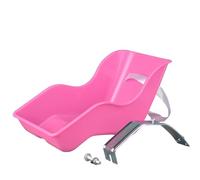 NASSMOSSE Seggiolino per Bambole, Sedile in Bambola in plastica Leggera Bambola per Bambole Accessorio per attaccamento Pratico per Passeggino Scooter per Ragazze, Rosy