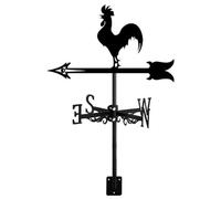 NASSMOSSE Segnavento decorativo a forma di animale, 33 x 55,9 cm, indicatore di direzione del vento per cortile, giardino, fattoria, gallo