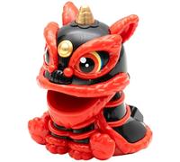 NASSMOSSE Solar Lions Dance Toy Auto Dashboard Decorazioni Bobblehead a energia Solare in Stile Cinese Lions Dance Toy Lucky Crafts for Car Home Desk