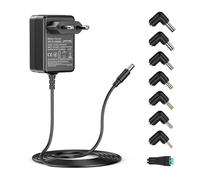 NASTIMA 12V 1A Caricabatterie da auto per Giocattoli Elettrici per Bambini | per Auto Elettriche, SUV ATV, Moto, Caricabatterie Universale da 12V con Indicatore Luminoso, Dotato di 8 Adattatori