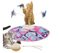 Nastopee Giochi Interattivi per Gatti, 3-in-1 Gioco Automatico per Gatti in Casa, 3 velocità, 2 modalità di Alimentazione, Set di Gioco Gatto Interattivo per Gatti di Tutte Le età