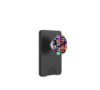 Nastri a cassetta, collage, grafica musicale, vintage, anni '80 e '90 PopSockets PopWallet per MagSafe