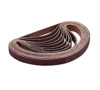 Nastri abrasivi, 20 nastri in ossido di alluminio for levigatrice a nastro, grana 25x762 mm P120/400/800 (100)(60)