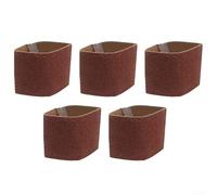 Nastri abrasivi 283 x 100 mm, confezione da 5, rotoli abrasivi in tessuto smerigliato resistente per macchine da trafilatura, manicotti efficienti per lucidatura per alluminio e acciaio (grana 320)