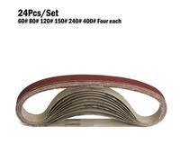 Nastri abrasivi 60 80 120 150 240 400 grana rettifica per levigatrici 25x762 mm