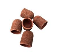 Nastri Abrasivi Manicure Strumento for lime for manicure con cappuccio for unghie Maniglia for impugnatura in gomma for nail art Accessori for trapano for unghie per Lucidatura(5pcs 13X19MM)