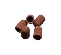 Nastri Abrasivi Manicure Strumento for lime for manicure con cappuccio for unghie Maniglia for impugnatura in gomma for nail art Accessori for trapano for unghie per Lucidatura(5pcs 7X13MM)