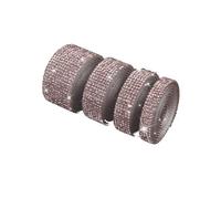 Nastri autoadesivi con strass cristallo, Nastro di strass di cristallo autoadesivo 1 metro 2 mm multicolore, dimensioni multiple(Champagne Gold,XL)