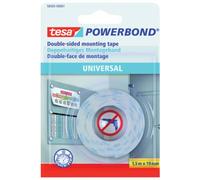 Nastri biadesivi tesa Powerbond Universale 19 mm x 1,5 m bianco 58565-00001-00