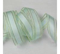 Nastri di organza, 5 iarde di nastri di organza da 25 mm multicolore(Cyan)