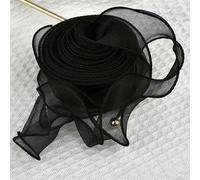 Nastri di organza, Nastro di organza in filato a di pesce, larghezza 4 cm, multicolore, diverse misure(9,10m)