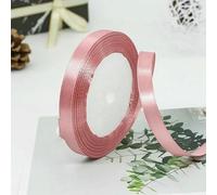 Nastri di raso da 25 iarde/rotolo, 6 mm-50 mm, fatti a mano per Natale, decorazioni per feste di matrimonio, per regali di compleanno, nastri rosa antico da 15 mm