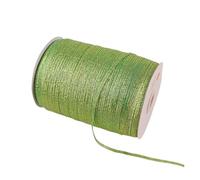 Nastri di raso per confezioni regalo, Nastro for avvolgere torte, larghezza 3,0 mm, 50 metri, multicolore(Green)