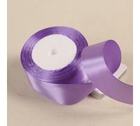 Nastri di raso viola lavanda viola Natale Matrimonio Romantico Nastro di seta Fai da te Artigianato fatto a mano 6-10-15-20-25-40-50mm Nastri-Viola chiaro-25mm di larghezza