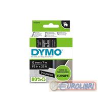 NASTRI DYMO 1000 12MM X 7MT BIANCO/NERO 45021