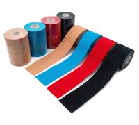 ® Nastri Kinesiologici Set Misto da 12 Rotoli Fasciatura fitness impermeabile •