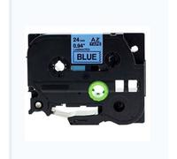 Nastri nero su blu compatibile con Brother TZE-551