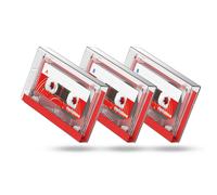 Nastri Per Cassette Audio Vuote Cassette Musicali Basso Rumore 3 Pezzi