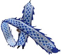 Nastri per la Danza del Drago, Draghi di Seta flut for Il Festival di Primavera, Attrezzature for Il Fitness e l'intrattenimento for Anziani, Giocattoli Popolari, Accessori for Rave(Blue,6m/19.7ft)