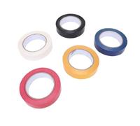 Nastri per segnaletica per pavimenti da 5 pezzi | Nastro per segnaletica sicurezza 1 pollice di larghezza giallo rosso blu nero bianco per la segnaletica distanza sociale