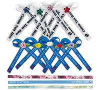 Nastri Personalizzati con Testo/Logo Memoriale Personalizzato per Matrimoni, Memoriali & Consapevolezza - Bomboniere Assemblate, Decorazioni Regalo
