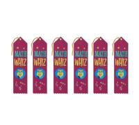 Nastri premio Beistle Math Whiz 2 x 8 pollici 6-Pack