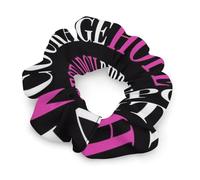 Nastri rosa, parole sul cancro al seno, nuvole di capelli, elastici per capelli da donna, fasce per capelli alla moda, fasce per capelli in corda, accessori per copricapi