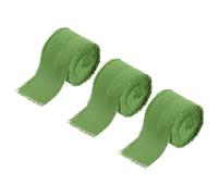 Nastro 1-1/2" 3 rotoli 21yd frange verde scuro per decorazioni