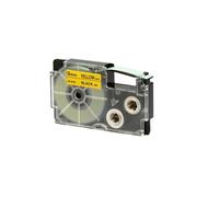 CASIO XR-9YW1 Nastro nero su giallo, 1 rotolo (9 mm x 5 m)