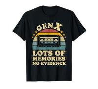 Nastro a Cassetta Gen X Lots of Memories No Evidence Vintage Maglietta