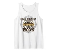 Nastro a Cassetta retrò Please Be Patient I'm from The 1900s Canotta