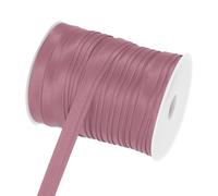 Nastro a doppia piega 3/4 pollici x 50m per cucito DIY, rosa antico