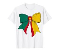 Nastro a Forma di Civetta con Bandiera del Camerun Pride del Camerun Maglietta