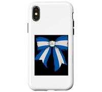 Nastro a forma di civetta con bandiera del Nicaragua, motivo: Pride del Nicaragua Custodia per iPhone X/XS