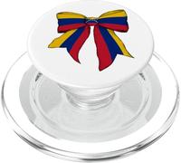Nastro a forma di civetta con bandiera del Venezuela Pride del Venezuela PopSockets PopGrip per MagSafe