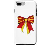 Nastro a forma di civetta con bandiera della Macedonia, motivo: orgoglio macedone Custodia per iPhone 7 Plus/8 Plus