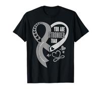 Nastro a forma di cuore "You Are Stronger Than BPD Awareness" Maglietta