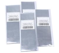Nastro a Piombo da 4 Pezzi, Strumenti di Legatura Adesiva a Mosca Adesiva di Spessore 0, 15/0, 25 mm, Strumenti di Pesca Taglio antiossidazione da 6x2 Pollici per Lo Stagno, Serbatoio di Pesce, nastr