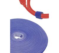 LTC 1250 PRO - Rotolo di velcro a doppio lato, 25 m, blu