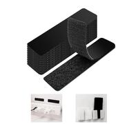 Nastro a strappo - Nastro biadesivo resistente | Nastro ad anello | Adesivi in | Cuscinetti adesivi neri forti | Nastro biadesivo flessibile resistente | Adesione di lunga durata per vetro